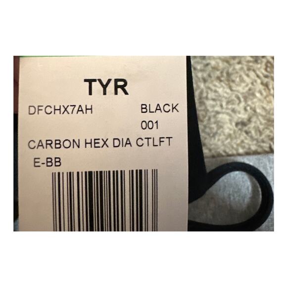 TYR Durafast Elite® Women's Diamond Controlfit Swimsuit - Carbon Hex Size 10 New - Picture 5 of 6